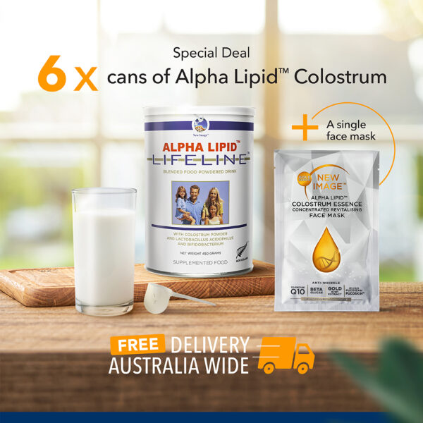 Alpha Lipid™ Colostrum 6 cans deal