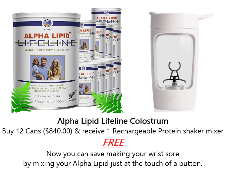 Alpha Lipid Colostrum - Rechargeable-Shake-Mixer-Buy-12